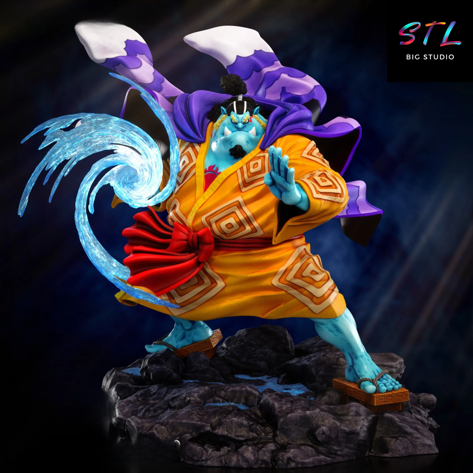 Jinbe STL | One Piece | 3D Printable Figure Model