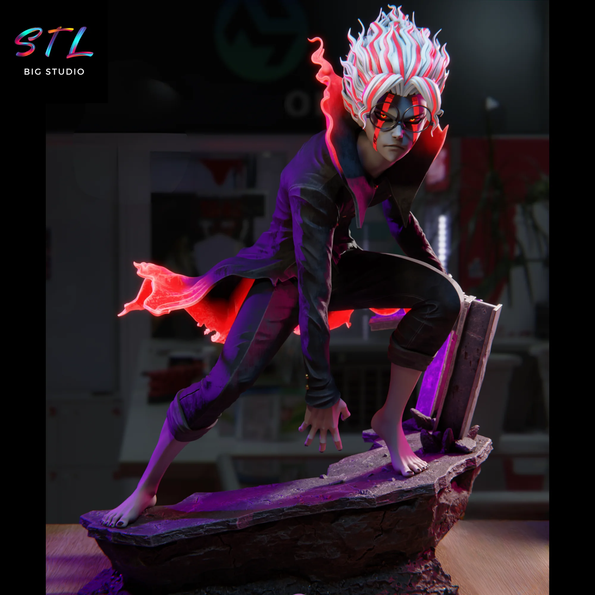 Okarun STL | Dandadan | 3D Printable Model Model — view 2