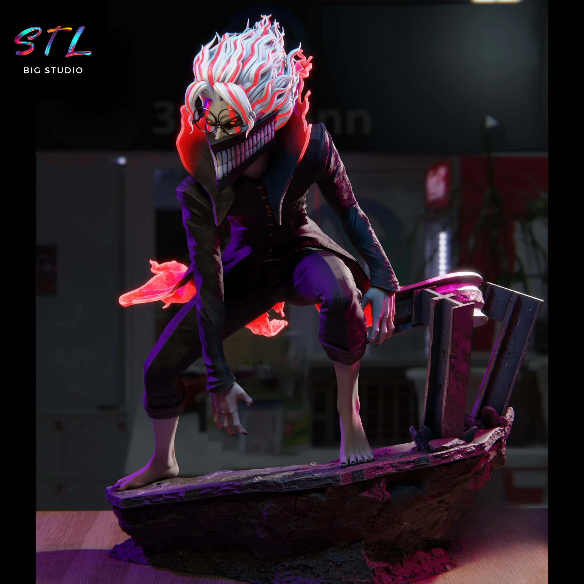 Okarun STL | Dandadan | 3D Printable Model Model — view 3