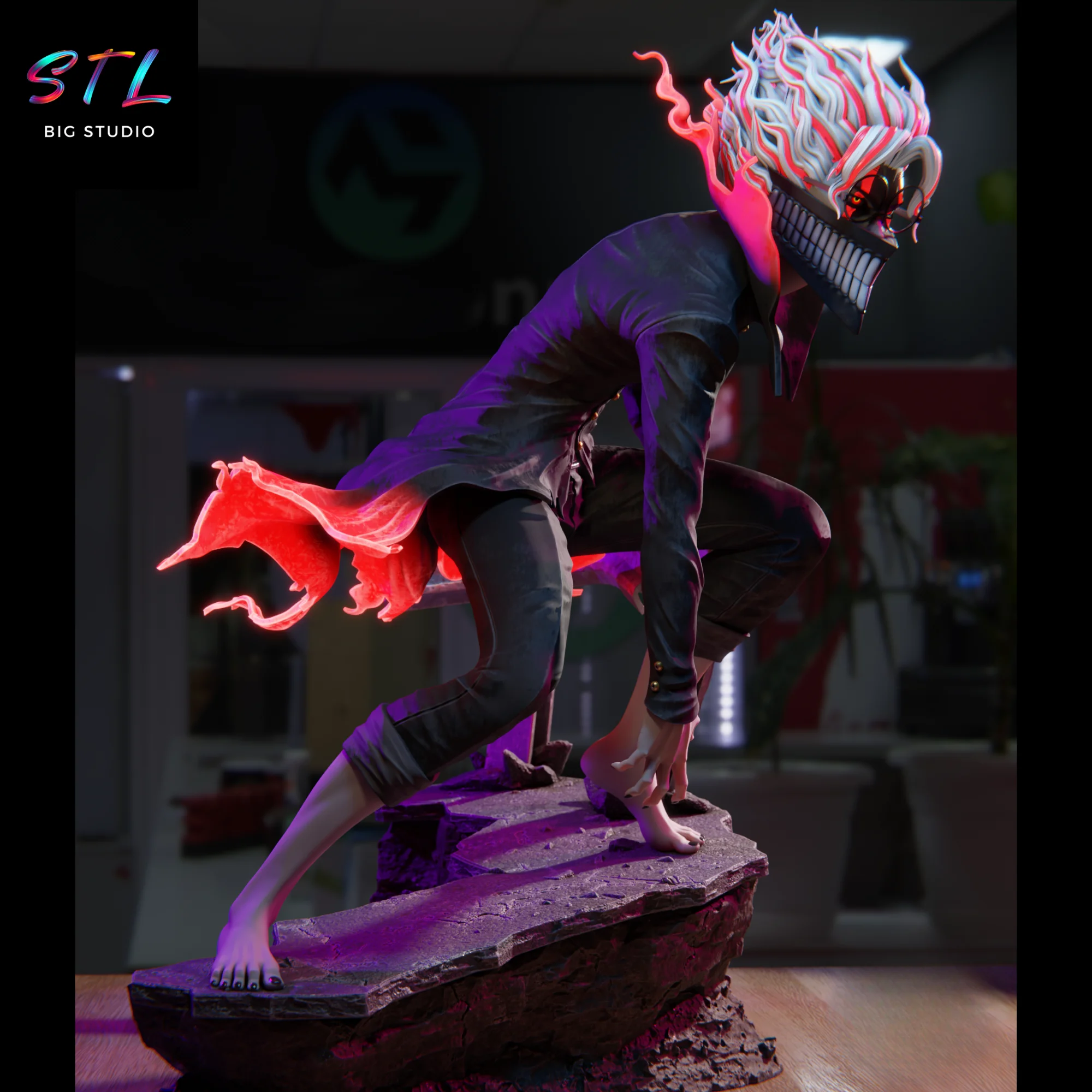 Okarun STL | Dandadan | 3D Printable Model Model — view 4