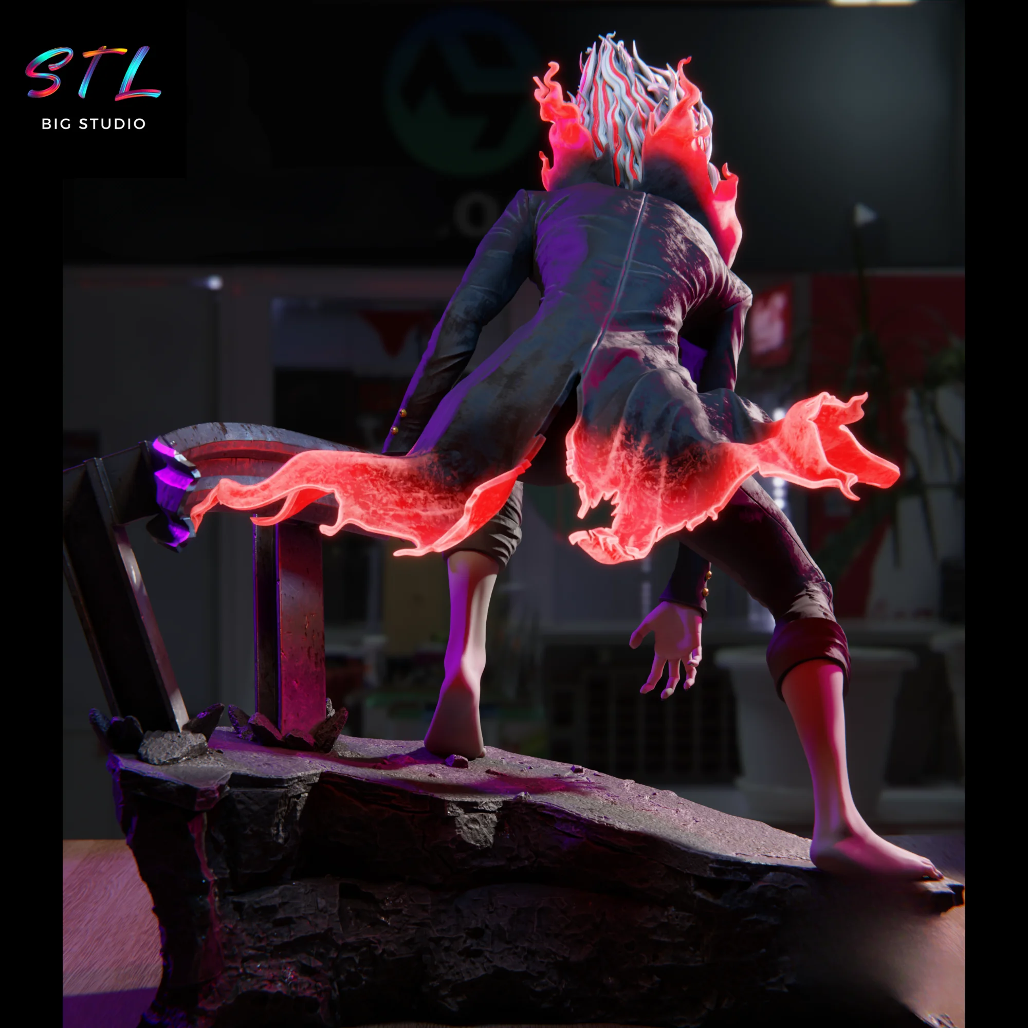 Okarun STL | Dandadan | 3D Printable Model Model — view 5