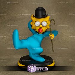 Maggie Simpson 3D Printer Files STL Model