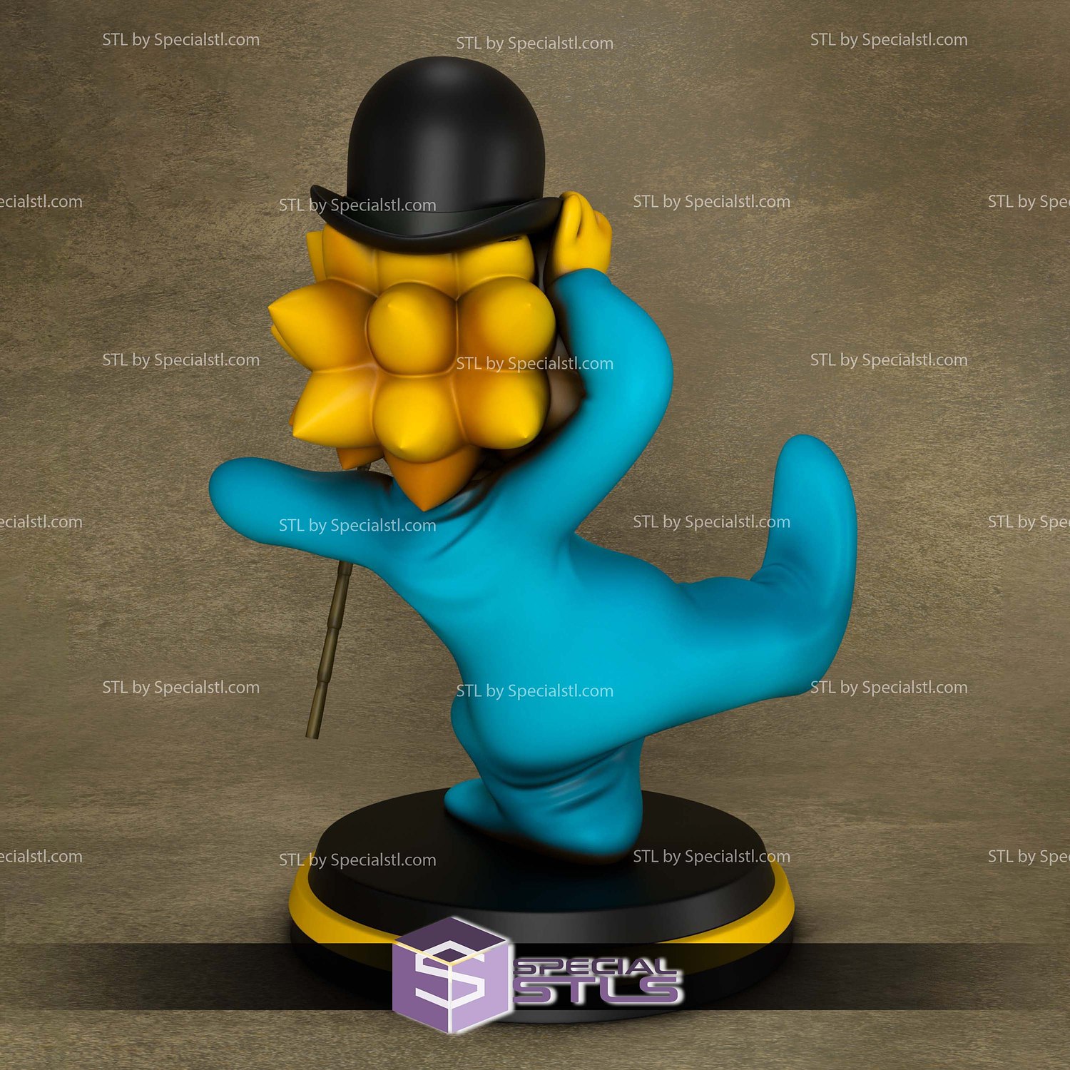 Maggie Simpson 3D Printer Files STL Model — view 3