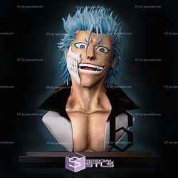 Grimmjow Bleach Bust 3D Printing Models STL Model