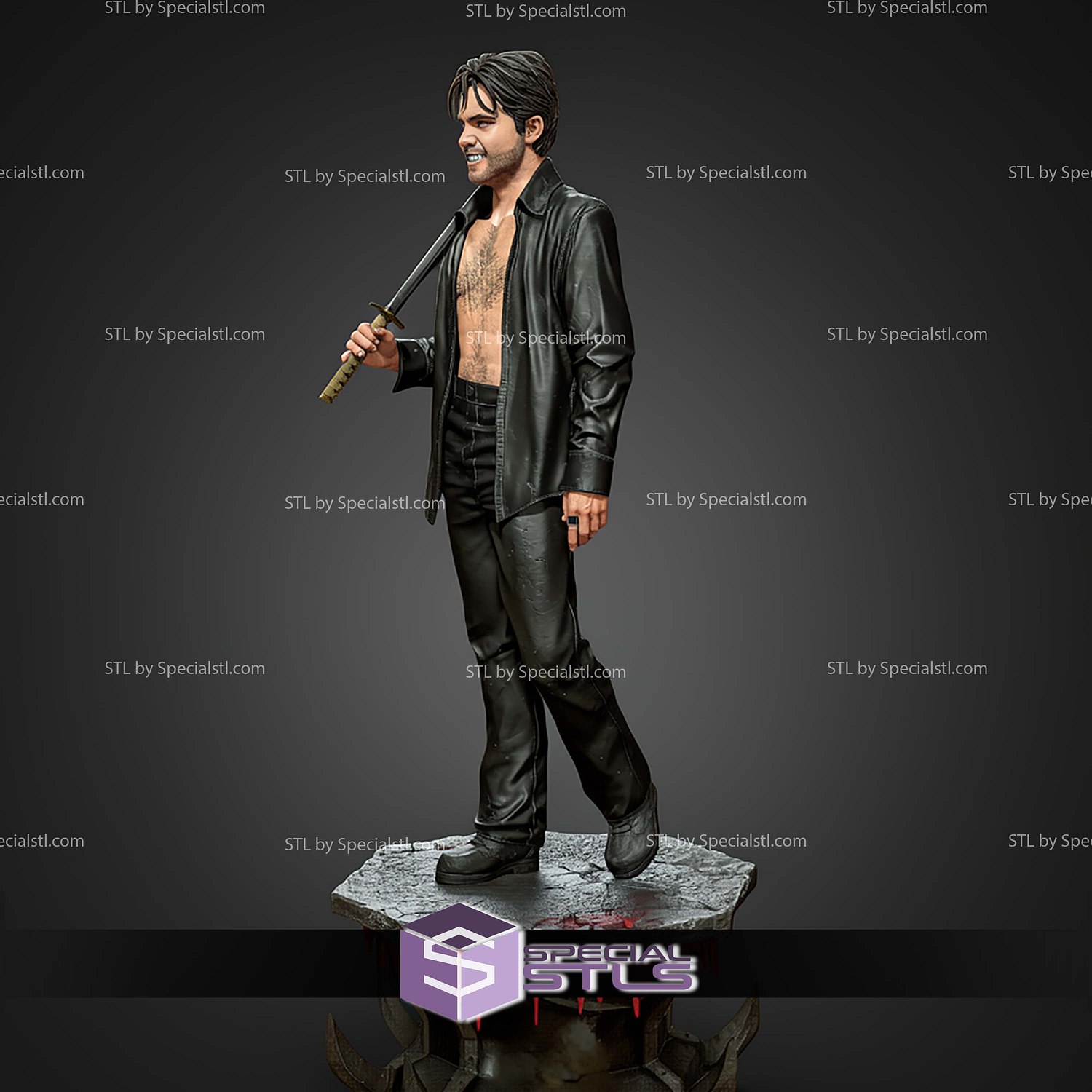 Deacon Frost Blade 1 6 STL Files 3D Model — view 4