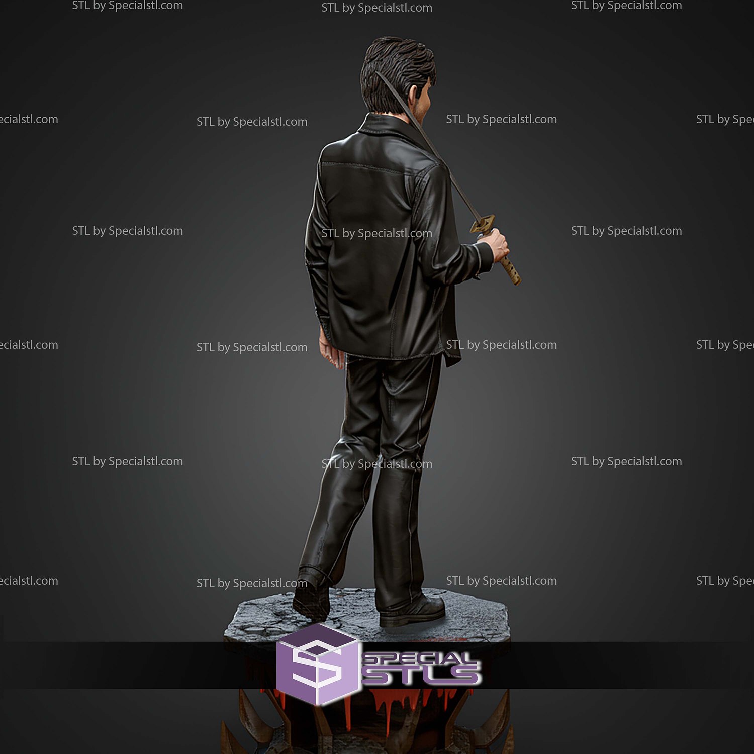 Deacon Frost Blade 1 6 STL Files 3D Model — view 6