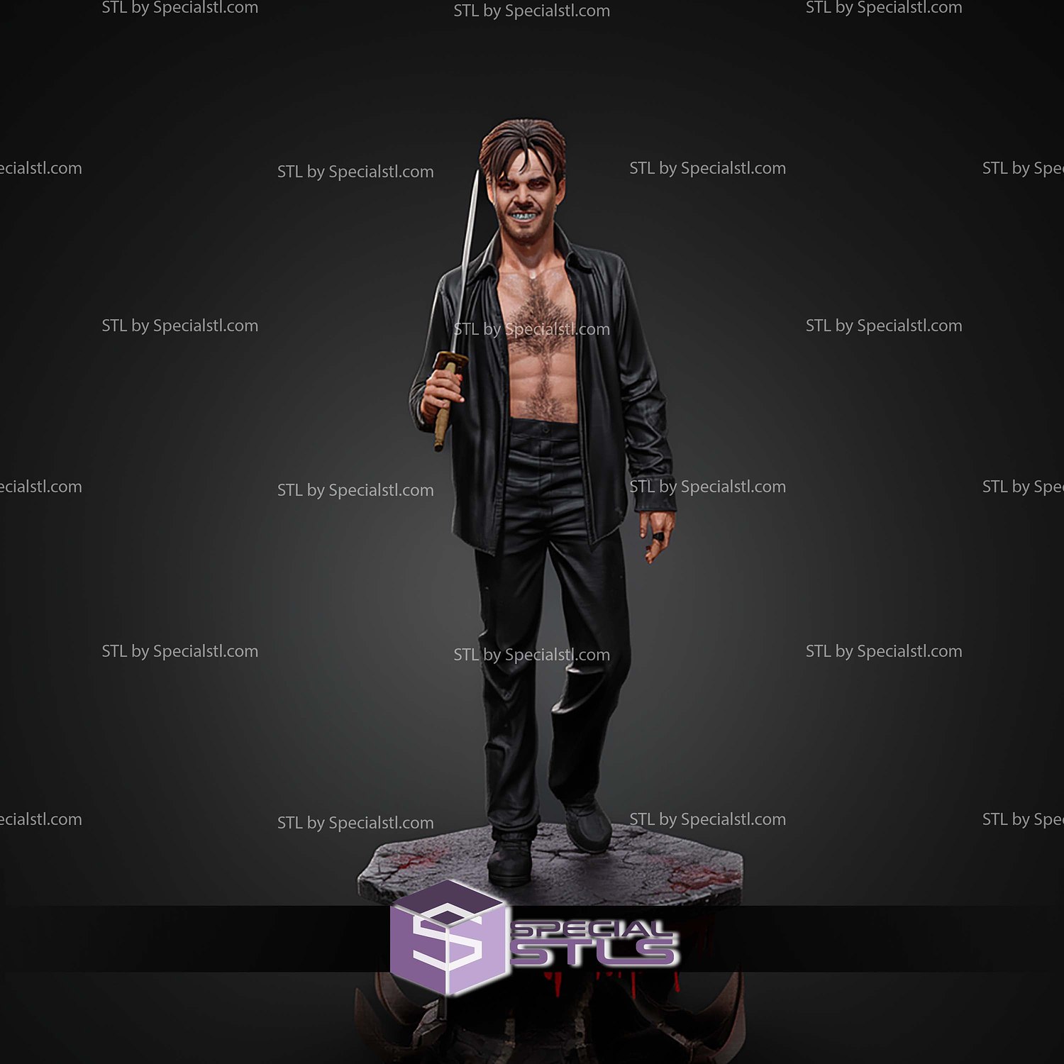 Deacon Frost Blade 1 6 STL Files 3D Model — view 7