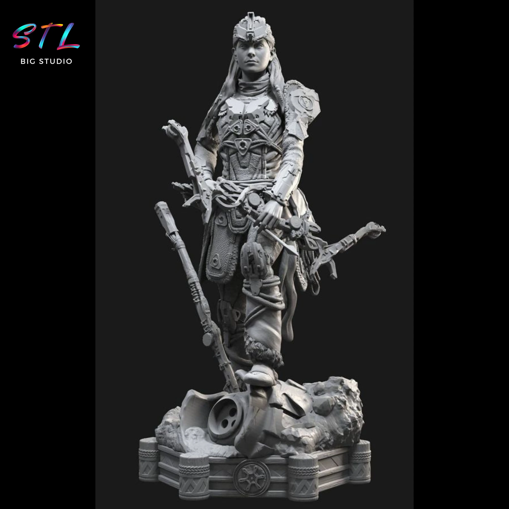 Rikku STL | Final Fantasy | 3D Printable Figure Model — view 7