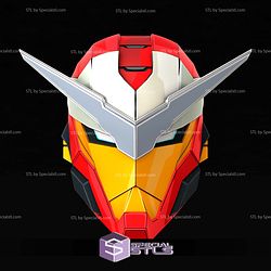 Cosplay STL Files Iron Man Tokon Helmet 3D Model — view 1