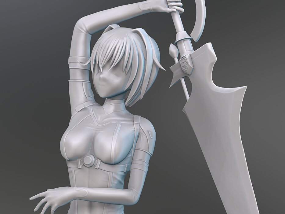 Xenovia DxD   Zinovia High School  3D print model STL Model — view 4