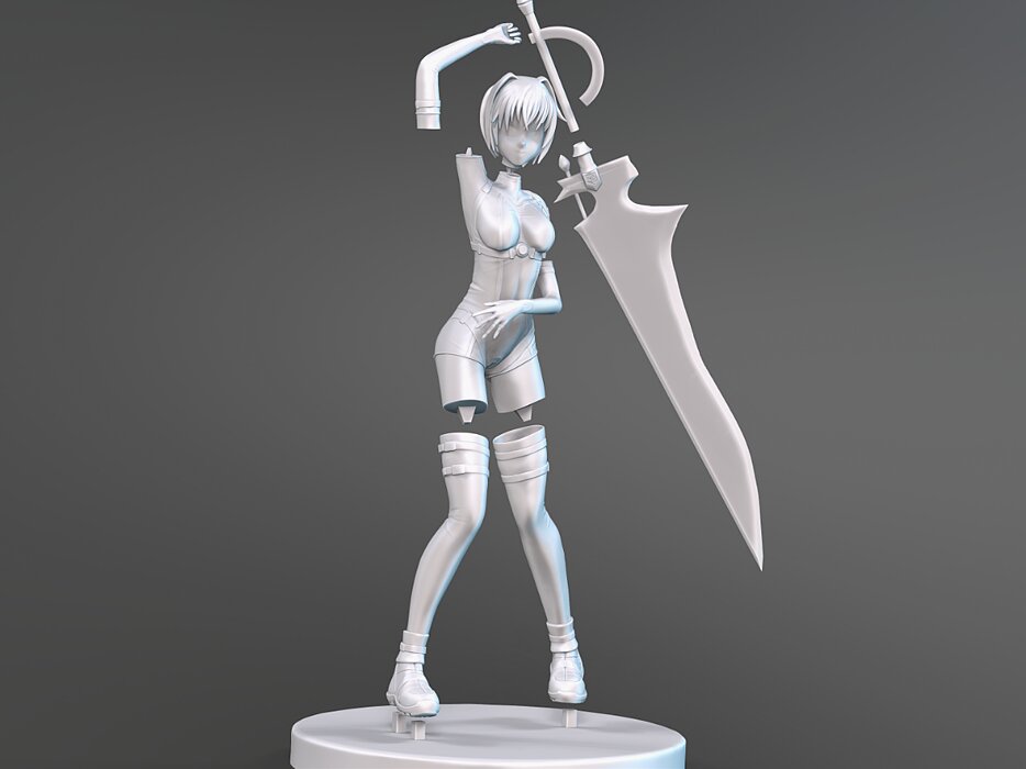 Xenovia DxD   Zinovia High School  3D print model STL Model — view 5