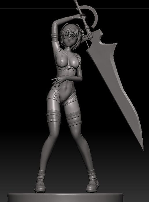 Xenovia DxD   Zinovia High School  3D print model STL Model — view 6