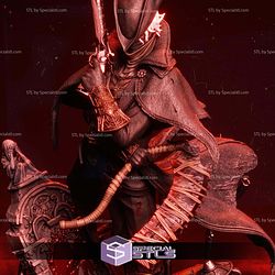 The Hunter Bloodborne Tomb STL Files 3D Model