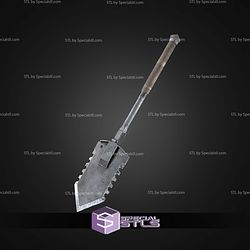 Cosplay STL Files Hell Divers 2 Entrenchment Tool 3D Model
