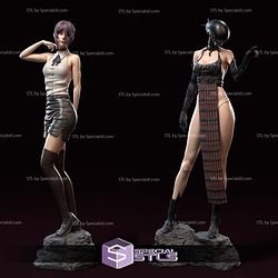 Reze Chainsaw Man Bomb Sculptures 3D Printing STL Model