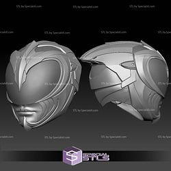 Cosplay STL Files Pink Ranger Concept Helmet 3D Model