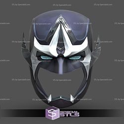 Cosplay STL Files Marvel Rivals Captain America Klyntar Helmet 3D Model