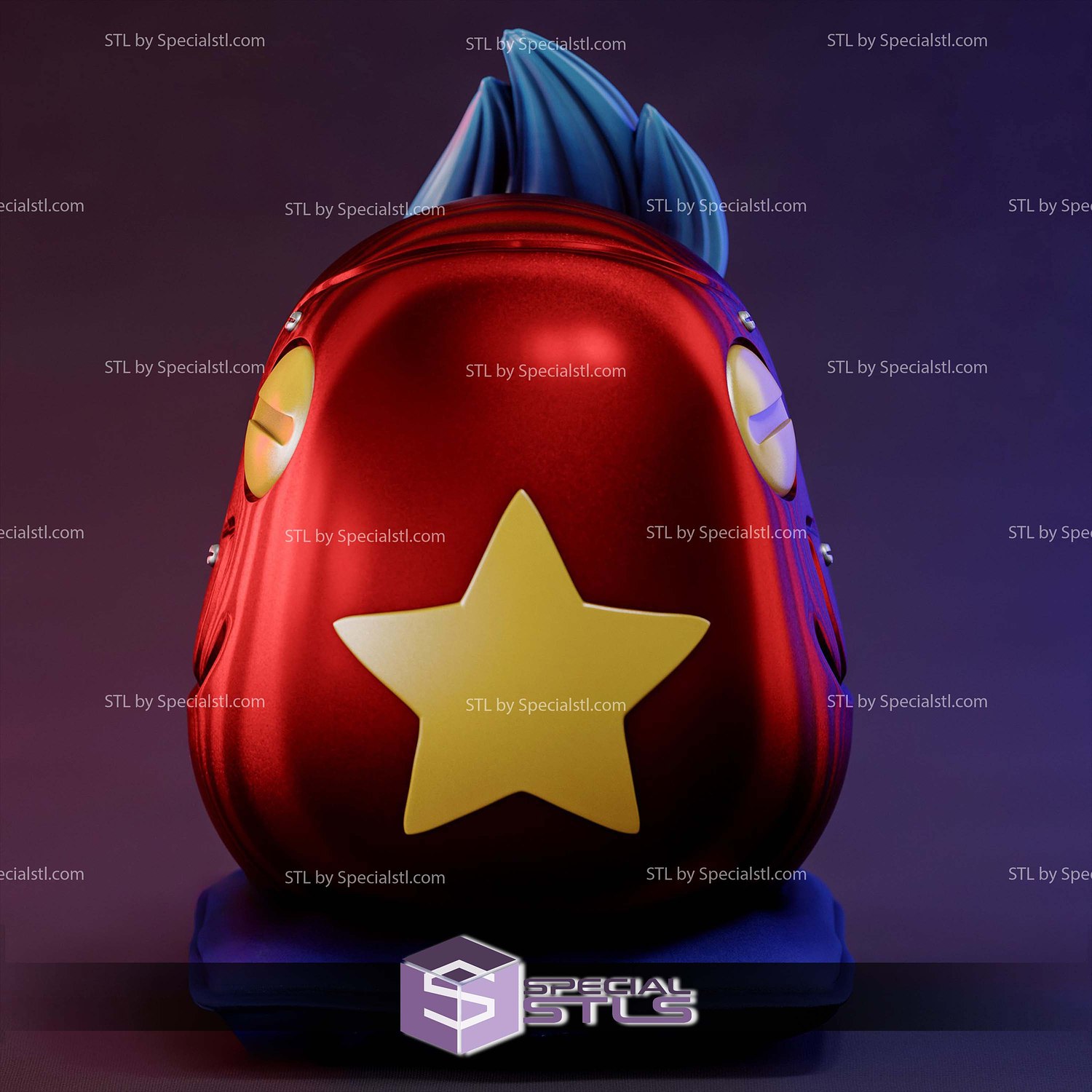 Franky Daruma 3D Printer Files STL Model — view 3