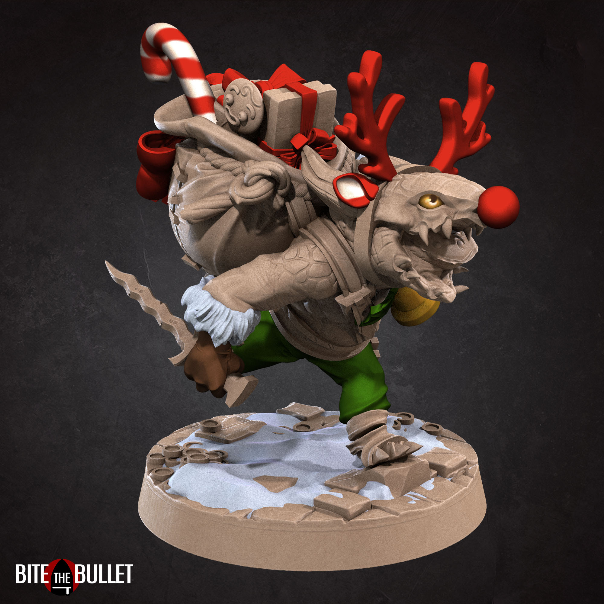 Rogue Kobold Christmas Edition 3D STL Model