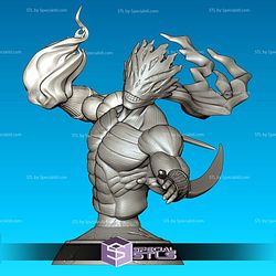Mahito Demon Form Bust Digital STL Files 3D Model