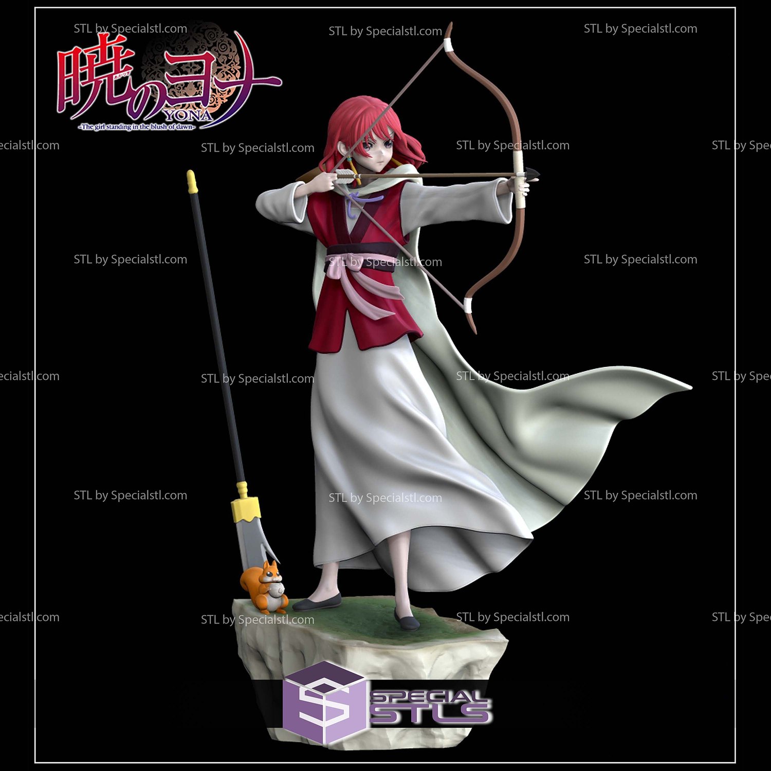 Yona of the Dawn 3D Printer Files STL Model — view 2
