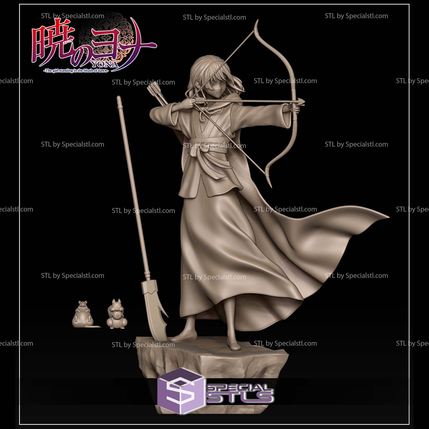 Yona of the Dawn 3D Printer Files STL Model — view 4