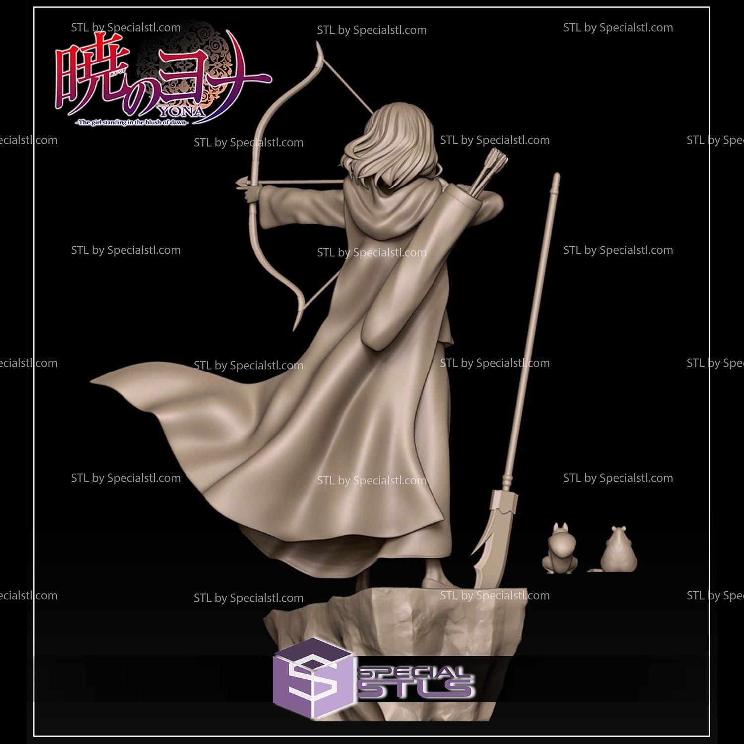 Yona of the Dawn 3D Printer Files STL Model — view 5