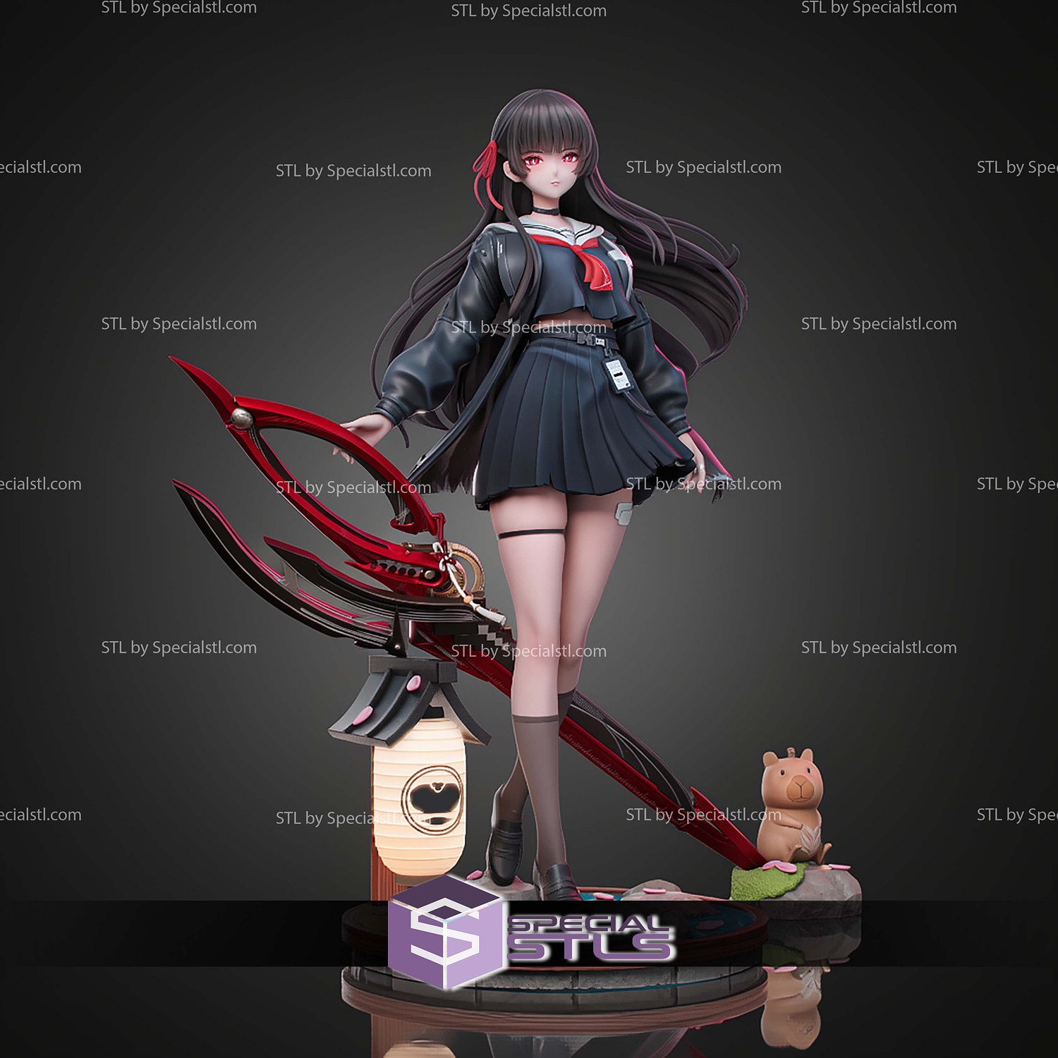 Chisa Wuthering Waves 238mm STL Files 3D Model — view 2