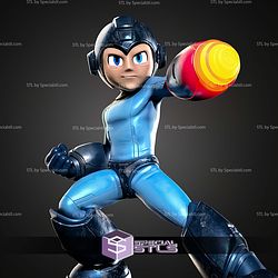 Mega Man Classic Standalone Version STL Files 3D Model