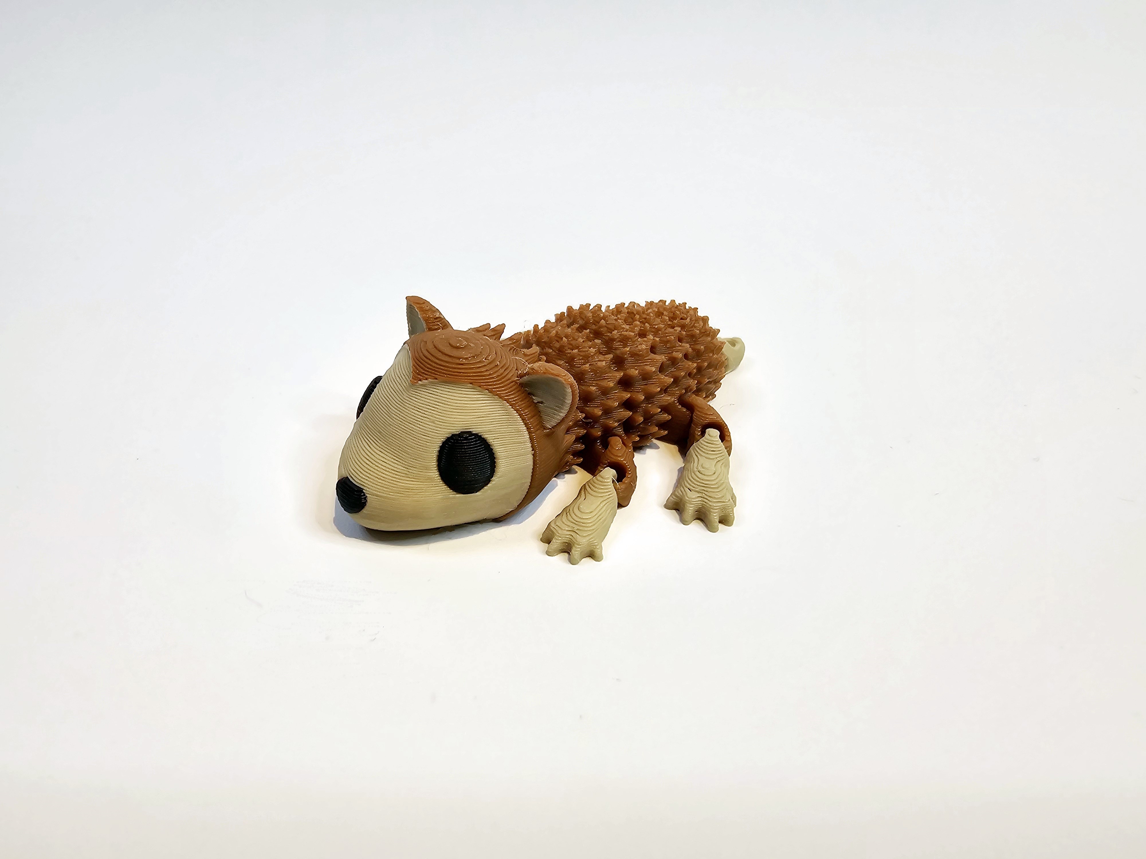 Pocket Pet - Flexi Baby Hedgehog Download 3D STL Model