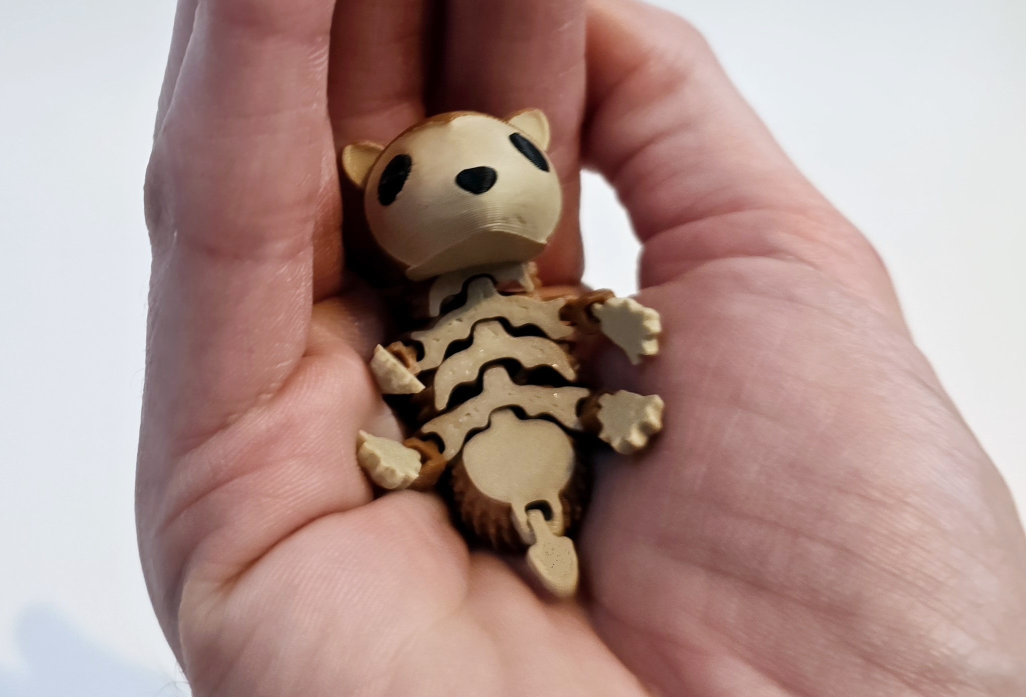 Pocket Pet - Flexi Baby Hedgehog Download 3D STL Model — view 2