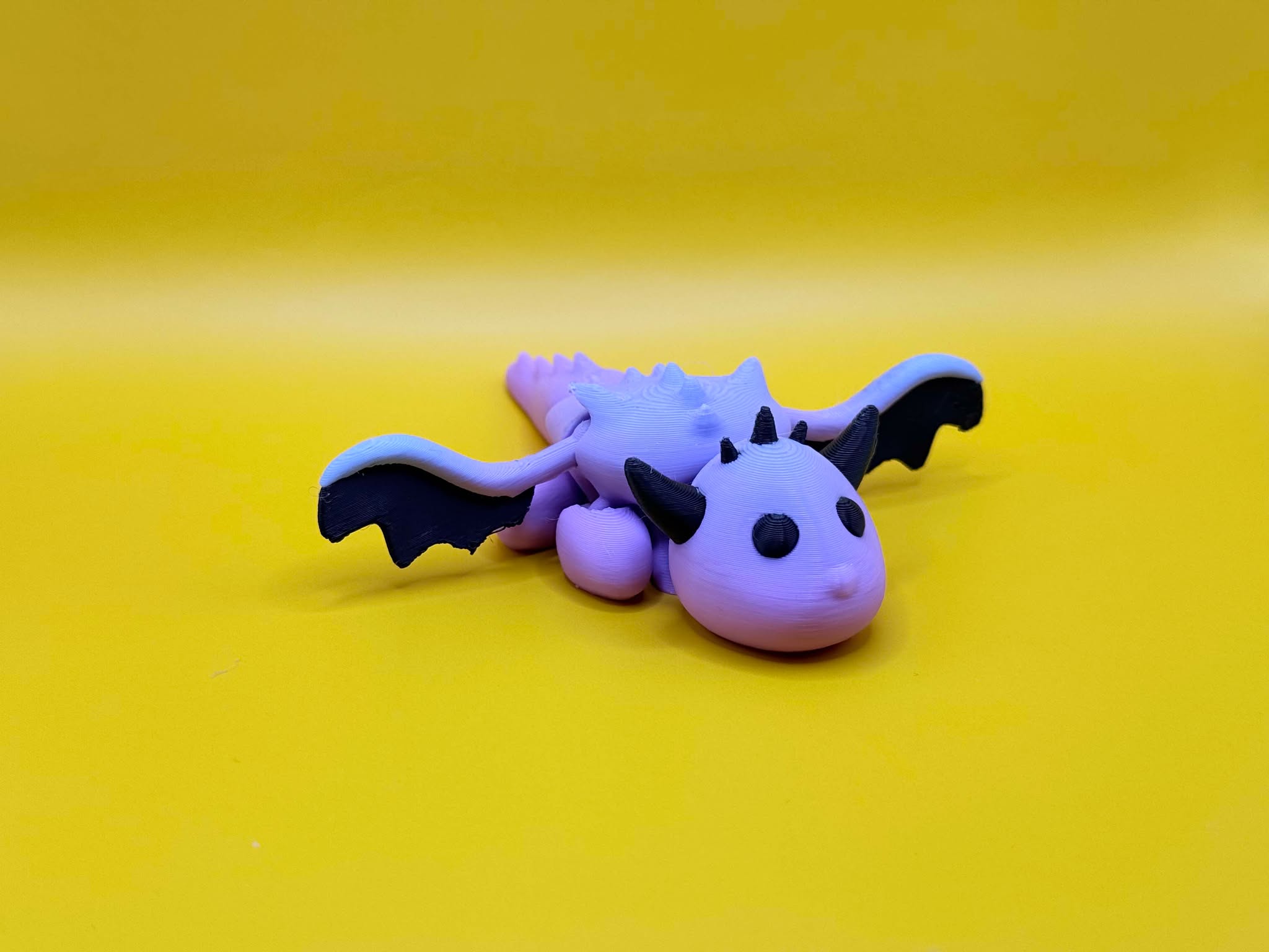 Cute Tiny Articulated Dragon Whelpling 3D 3MF Model — view 4