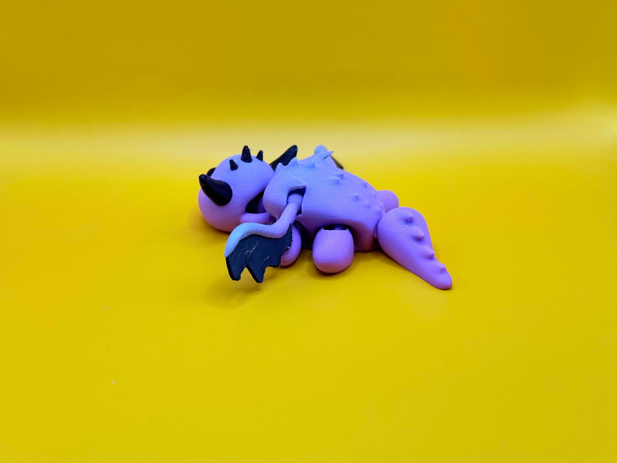 Cute Tiny Articulated Dragon Whelpling 3D 3MF Model — view 6