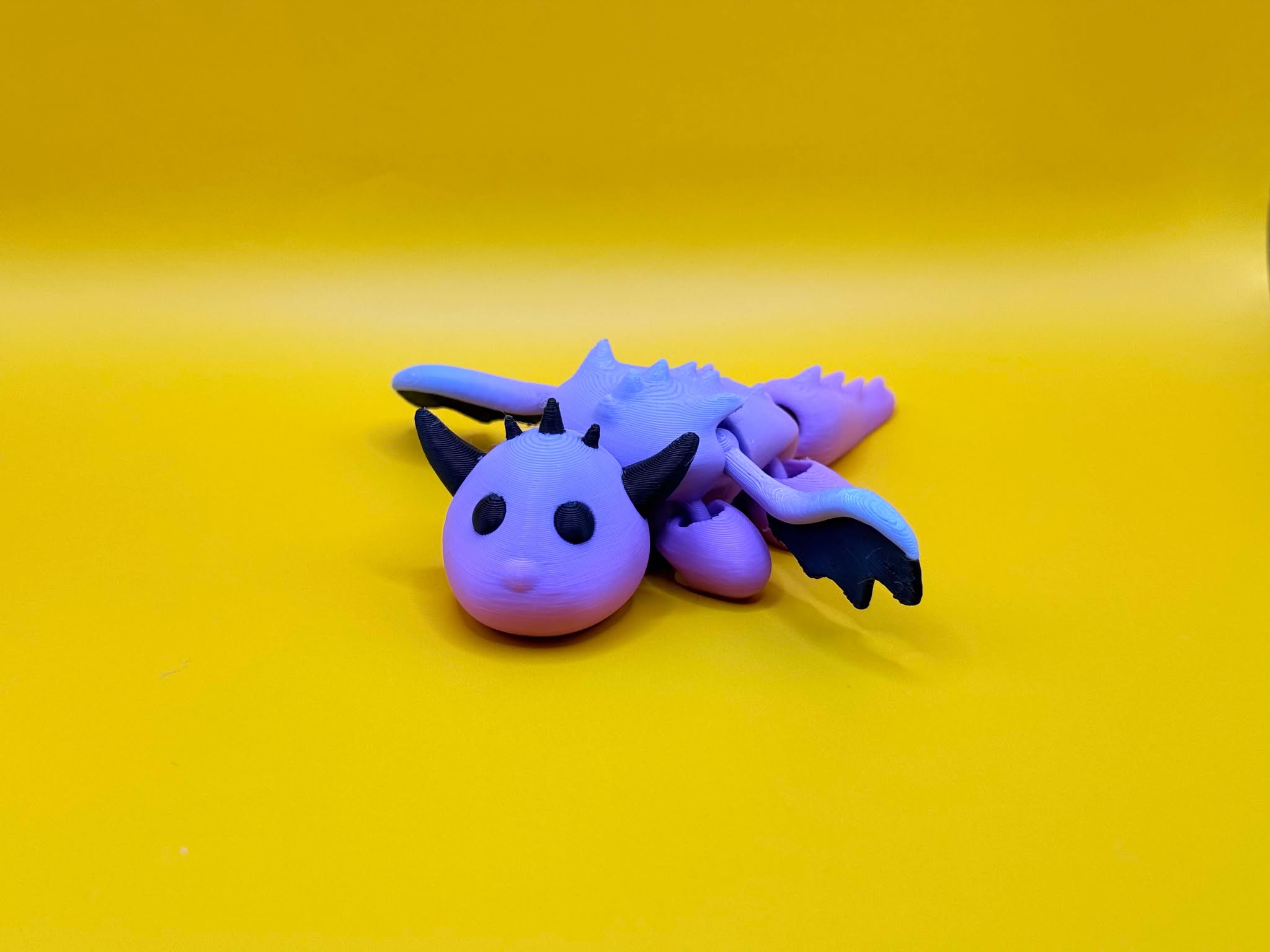 Cute Tiny Articulated Dragon Whelpling 3D 3MF Model — view 7