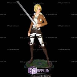 Annie Leonhart and Sword 3D Printer Files STL Model