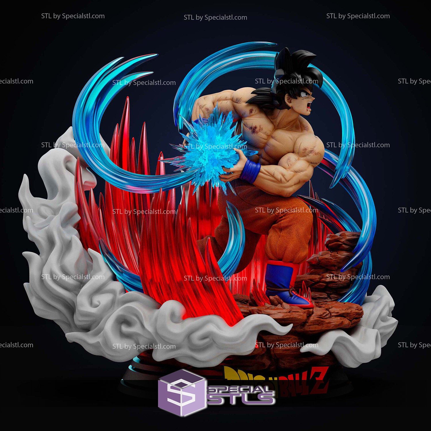 Gonku Kaioken V4 3D Printer Files STL Model — view 2