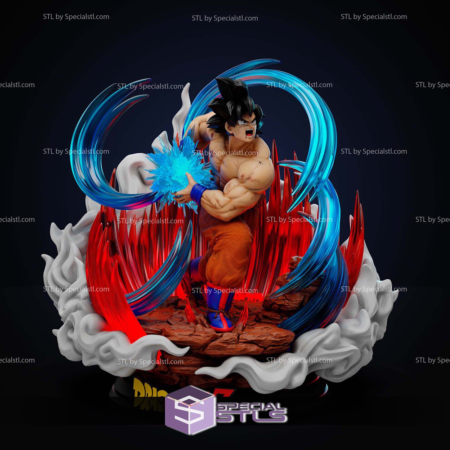 Gonku Kaioken V4 3D Printer Files STL Model — view 3