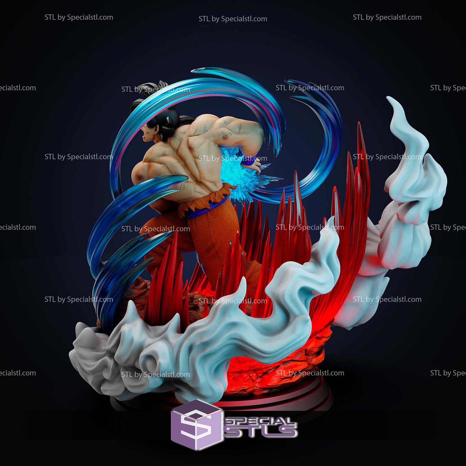 Gonku Kaioken V4 3D Printer Files STL Model — view 5