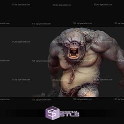 Cave Troll The Lord of the Rings 3D Printer Files STL Model