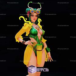 Mantis Summer Skin Marvel Rivals STL Files 3D Model