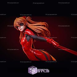 Asuka Langley Spear of Cassius 3D Printer Files STL Model