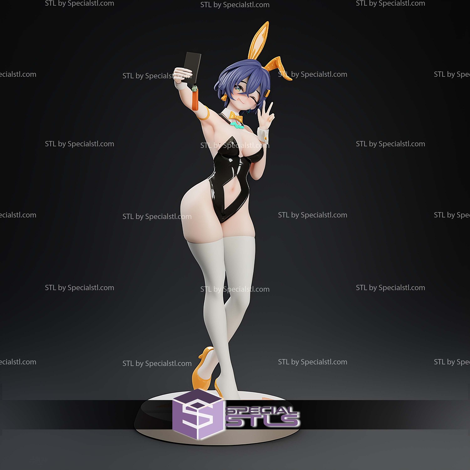 Belle Rabbit Zenless Zone Zero 258mm STL Files 3D Model — view 8