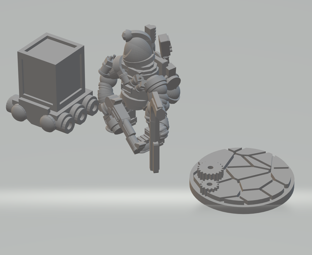 FHW CPU Sergeant with B0t3X 3D STL Model