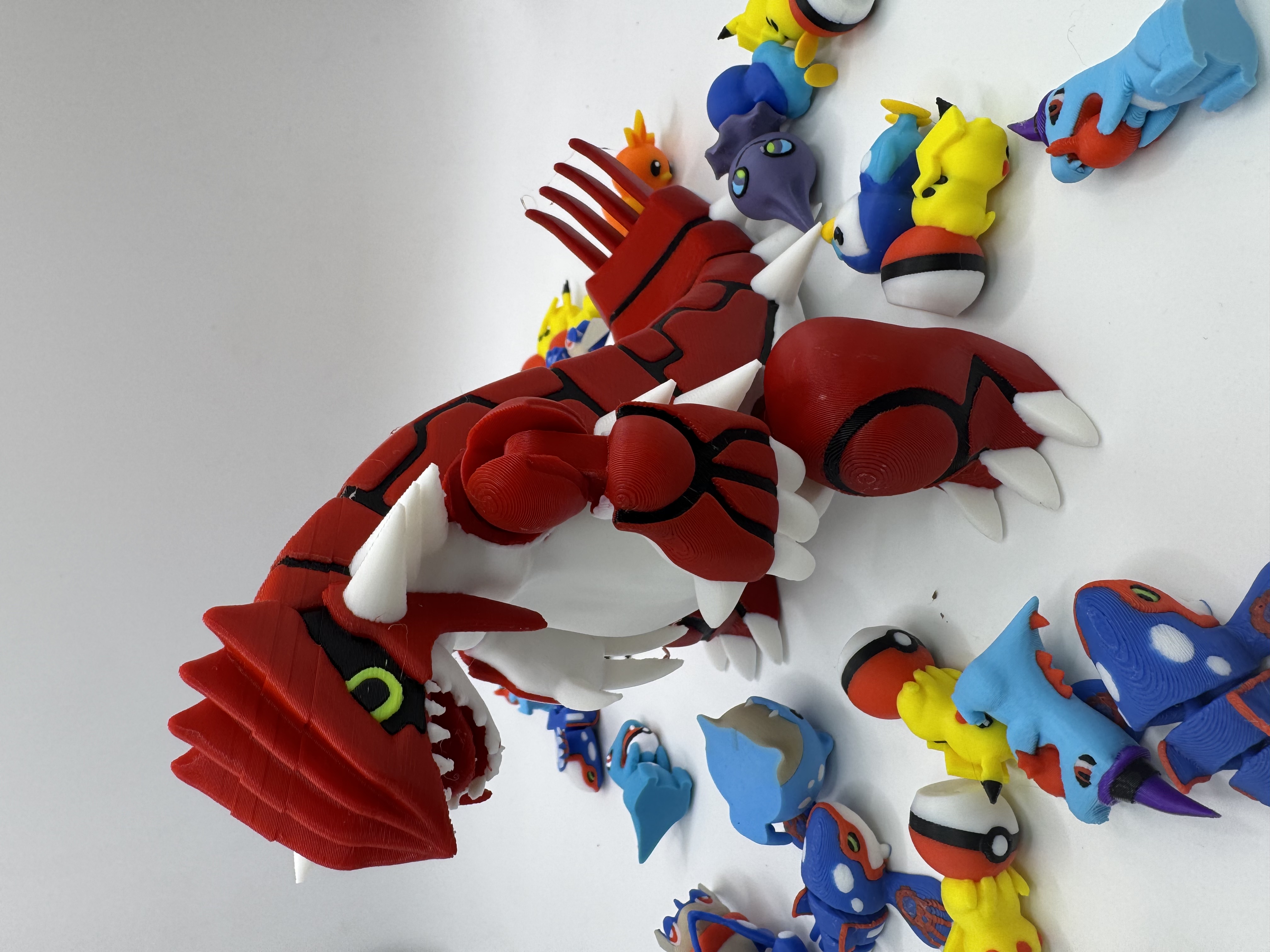 Articulated Groudon (3mf included) 3D STL Model — view 2