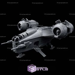 Mandalorian Razor Crest Basic STL 3D Model
