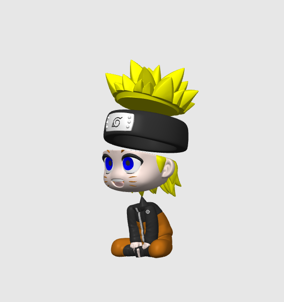 Naruto Chibi 3D 3MF Model
