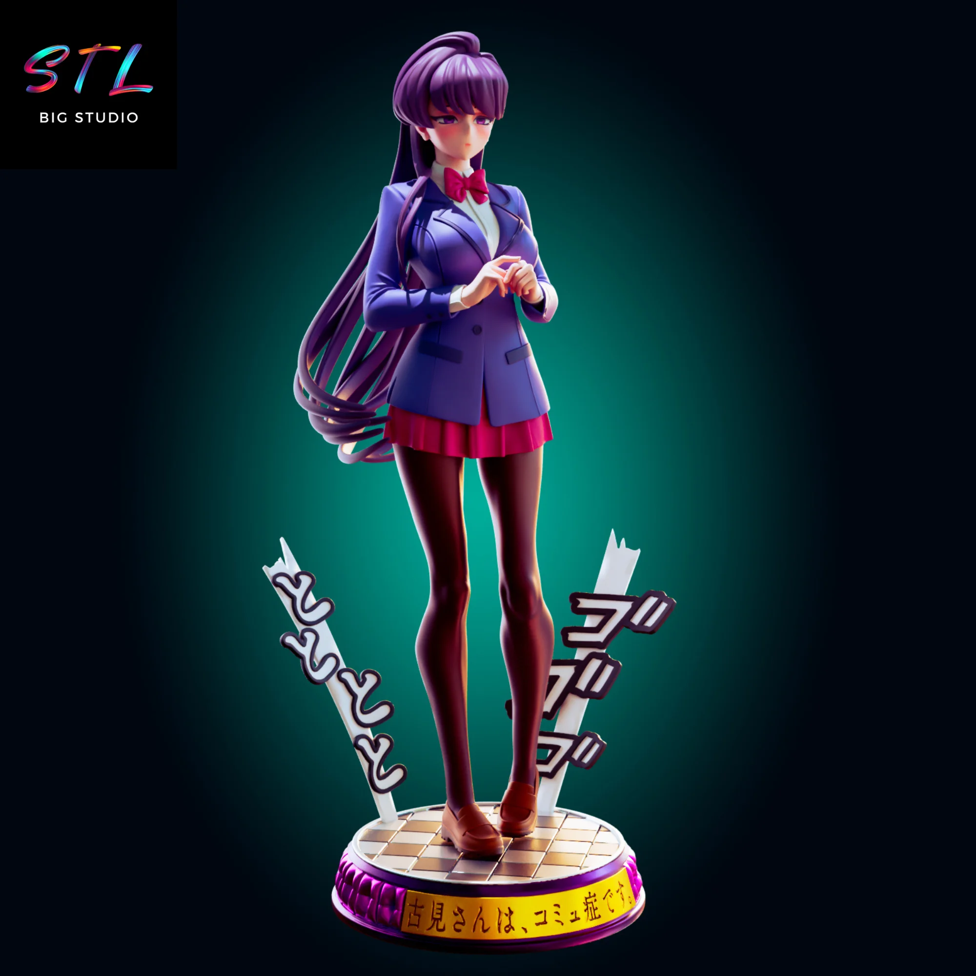Shouko Komi STL | Komi Can’t Communicate | 3D Model to Print Model
