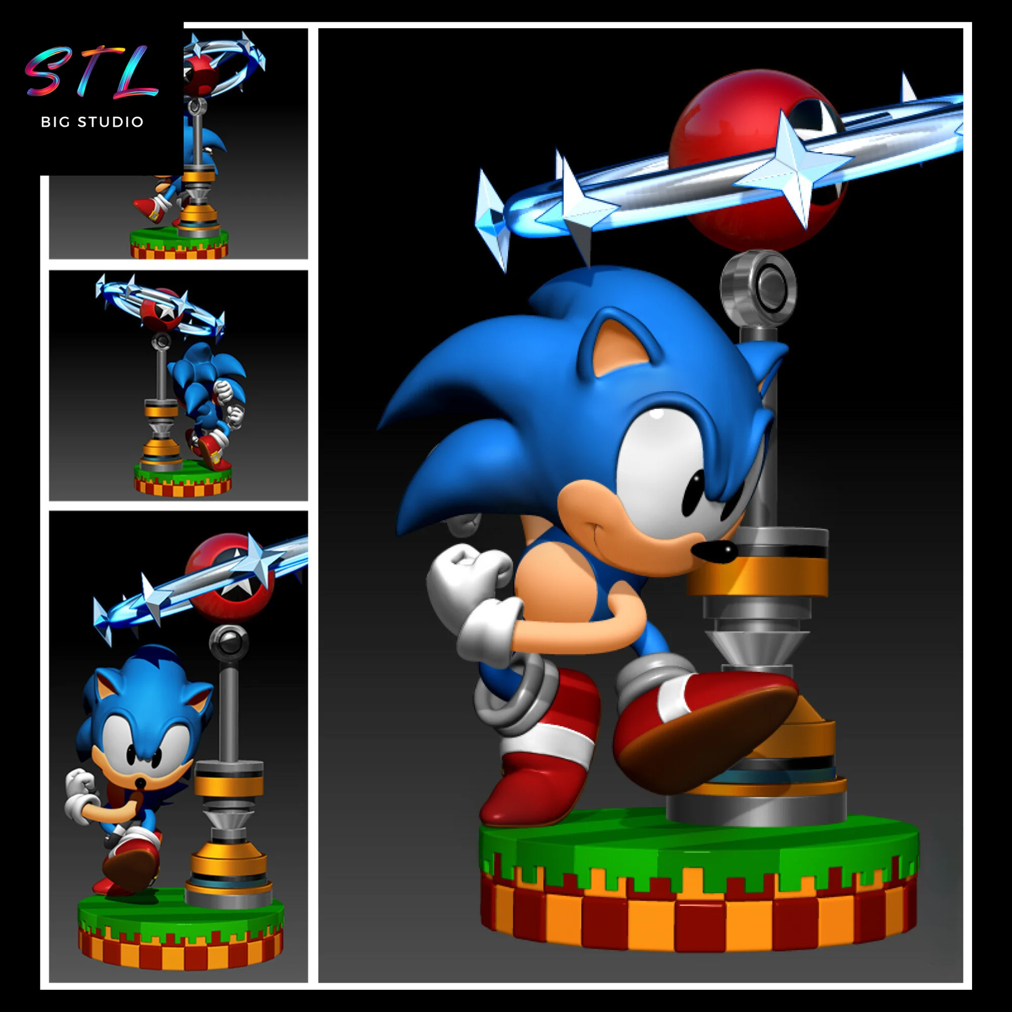 Mario Kart STL | 3D Printable Figure | Full Speed Through the Mushroom Kingdom! Model — view 8