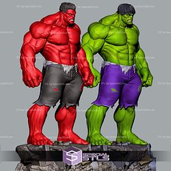 Hulk and Red Hulk 3D Printer Files STL Model