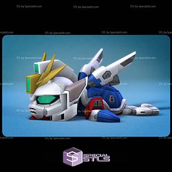 Basic STL Collection Super Turtle Gundam Wing 3D Model